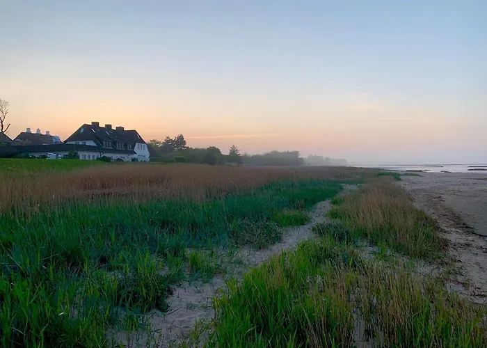 公寓 Neu In - Hochwertige Unter Reet Mit Strandkorb